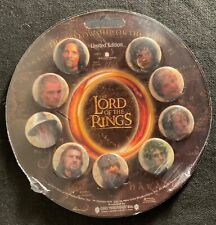 Lord of the Rings - Fellowship Limited Edition 9 pc. Button Set - Brand New  picture