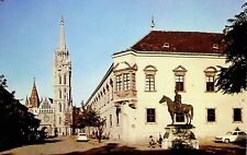 ST MATHIAS CHURCH BUDAPEST HUNGARY FORMER TOWN HALL - POSTCARD picture