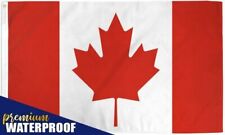 Large 3' x 5' High Quality 100% Polyester Waterproof Canada Flag -  picture