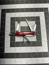 Victorinox Camper Swiss Army Folding Pocket Knife Swiss Army 91MM Red 6905  picture