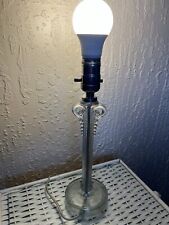 Vintage Aladdin Model G17 Crystal Glass Electric Boudoir Lamp 9 1/2 Inch Body  picture