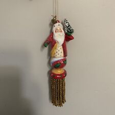 House of Hatten Rustic Christmas Ornament Santa 2002 picture