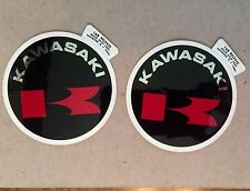 Lot Of 2 NOS Kawasaki Motorcycle Racing Decals Stickers Motocross KX Parts picture
