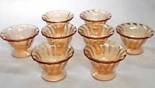 Fostoria Fairfax Rose Glass Nut Cups And/Or Salt Dips, Lot Of 8 Vintage Fostoria picture
