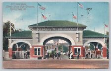 VTG Postcard Entrance Gate, Illinois State Fair Grounds, Springfield, Illinois picture