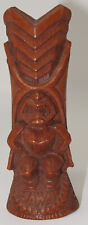 Vintage Coco Joes Hawaii Tiki Figure God of Peace Sculpted Resin 4 1/4
