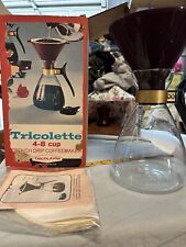 VINTAGE MID-CENTURY 4-8 CUP TRICOLETTE COFFEEMAKER picture