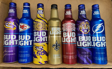 Bud Light aluminum bottles-7 - LSU, Saints, Chiefs, Lightning, Alabama picture