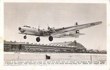 1941 RPPC DOUGLAS B-19 ww2 Photo Postcard BUY DEFENSE BONDS cancel LA,CA plane picture