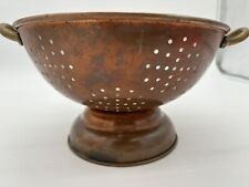 Vintage Solid Copper Colander- Made In Korea picture