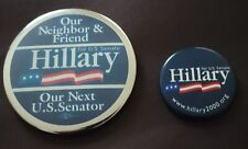 2000 Hillary Clinton for  US Senate Campaign. VINTAGE Button Pinback 3