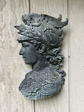 Greek God Perseus Slayer of Medusa Monsters Metal Wall Sculpture picture