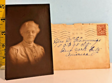 1929 New Yor City Envelope & Studio Picture (Older woman) King George 1-1/2 Cent picture
