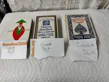 Three Vintage Decks of Playing Cards Full Decks picture