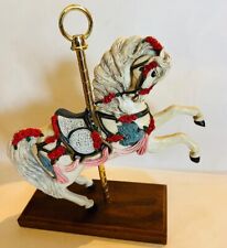 PJ'S CAROUSEL COLLECTION HORSE (PRANCER) INITIALS OF MICHELLE PHELPS picture