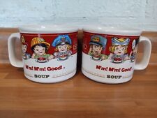 (2) VINTAGE Campbell's Soup Coffee Mugs Cup M'm M'm Good 1993 Westwood 14 oz picture