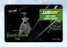 SUBWAY ( Canada ) Frankenweenie Victor 2012 Gift Card ( $0 ) picture