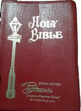 1973 Holy Bible KJV Giant Print Edition - Special Edition  Bob Harrington VTG picture