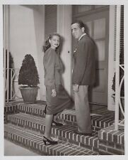 HOLLYWOOD BEAUTY HUMPHREY BOGART + LAUREN BACALL PORTRAIT 1950s ORIG Photo 593 picture