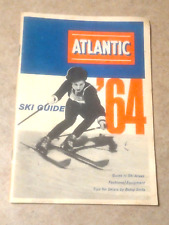 Vintage 1964 Atlantic Ski Guide To Areas Fashion Equip. Featuring Betsy Snite picture