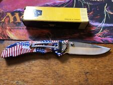 Buck 285 Bantam American Flag Folding pocket Knife Rare NEW NIB picture
