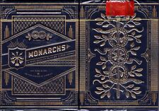 Monarchs Standard Blue Deck Playing Cards Poker Size Theory 11 USPCC New Sealed picture