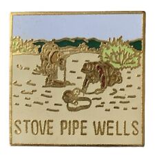 Vintage Stovepipe Wells California Scenic Travel Souvenir Pin picture