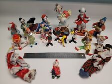 Lot Of 19 Vintage Clown Figurines, Late 1970s - Early 1980s. picture