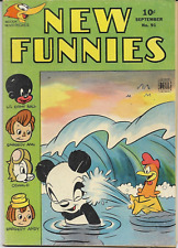 Walter Lantz New Funnies #91 Dell Comic 1944 VG+ picture
