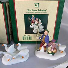 Dept 56 Dickens 12 Days Of Christmas 6 Six Geese a Laying Original Box  picture