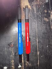 2 - NIJI Grip500  0.5mm Mechanical Pencil Retractable Tip Red & Blue picture