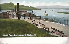HUDSON NY - South From Promenade Hill Postcard - udb (pre 1908) picture