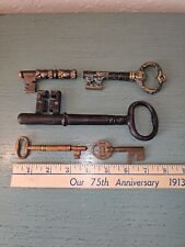 Antique Lot Of Oversized Keys picture