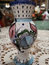 Vintage Artisan Hand Painted Vase...a Beauty picture