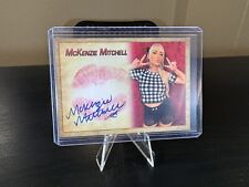 2023 Collectors Expo WWE Model McKenzie Mitchell Authentic Autographed Kiss Card picture