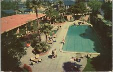 Town House Los Angeles California underwater c1950s Birds eye view postcard C246 picture