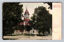 Plymouth IN-Indiana, Court House, Antique Vintage Souvenir Postcard picture