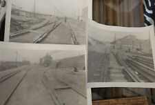3 ORIG 1905 6x8.5 SOUTH BROOKLYN RAILROAD Photos 2 Av & 39 St Barn New York City picture