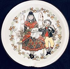 Vtg German Folklore Porcelain Ashtray Catch All Trinket Holder Jutta Lamprecht picture