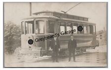 RPPC Springfield Railway Trolley SPRINGFIELD OH Ohio Vintage Real Photo Postcard picture
