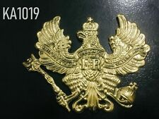 Napoleon Napoleonic - 1806 6th eme French Shako Plate Pressed Brass SILVER ASA picture