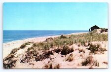 Postcard Dune Shack Cottage on Cape Cod MA Beach picture