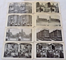 stereoview Card Set Antique Sears Roebuck Company 50 W/Box 1910's or 1920's ? picture
