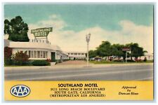 c1950's Southland Motel Roadside South Gate California CA Vintage Postcard picture
