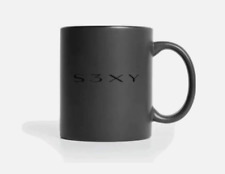 Tesla Authentic S3XY Limited Edition Collectible Coffee Mug Black Sexy SHIPS NOW picture