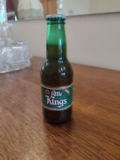 Vintage 7 oz Little Kings Cream Ale Green Glass Bottle w/ Cap Wilkes Barre, PA picture