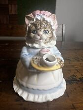 VTG Ceramic Decorative Mama Cat Teapot & Cakes Heritage Mint Ltd. 1991 picture