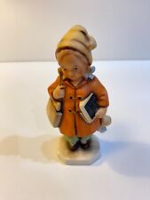 Vintage Friedel Bavaria “The Little School Girl” Figurine Hand-painted Germany picture