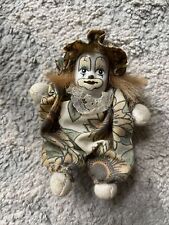 Vtg Porcelain Clown Shelf Sitter picture