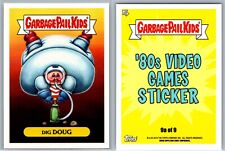 Dig Dug Arcade NES Garbage Pail Kids GPK Spoof Card '80s Video Games Sticker picture